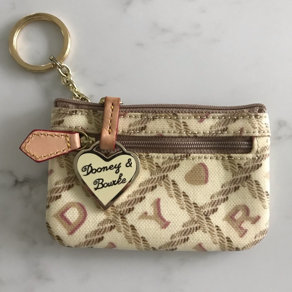 Dooney & Bourke Card Case/ Key Ring